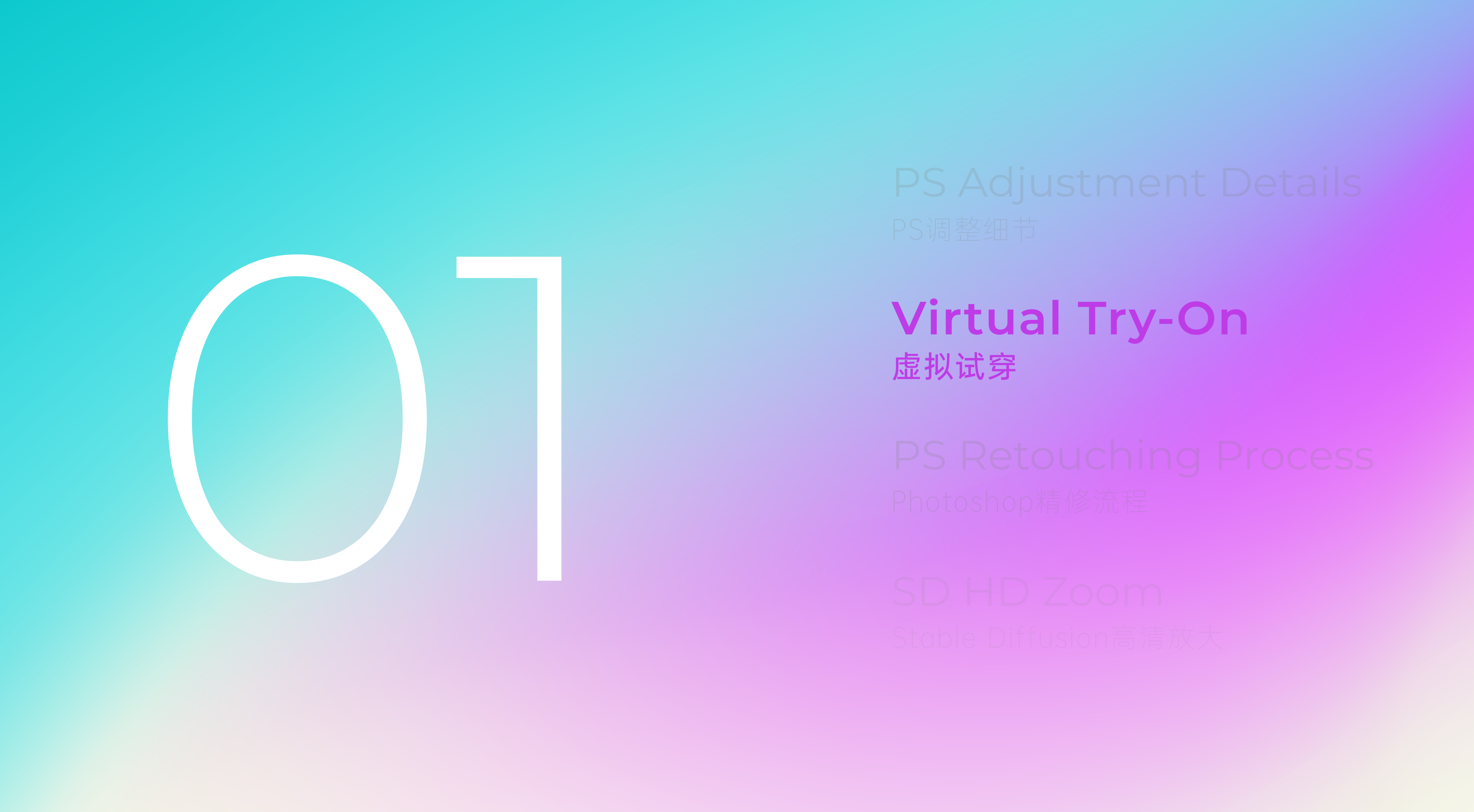 AI Virtual Fashion 介绍图